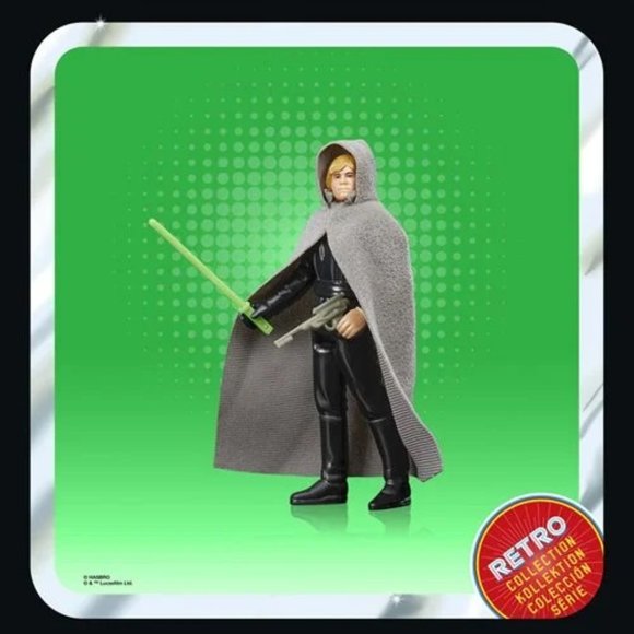 NEW!  Star Wars The Retro Collection Luke Skywalker (Jedi Knight) 3 3/4" Figure - Picture 2 of 5